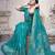 Blue ethnic motifs zari banarasi saree