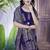 Blue ethnic motifs zari art silk banarasi saree