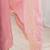 Pink sequins embroidery saree with blouse piece