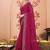 Pink bandhani printed embroidered  chiffon bandhani saree
