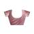 Pink ethnic motifs embroidered organza fusion saree