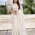 Women's turkish embroidery organza designer saree with blouse