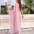 Women's turkish embroidery organza designer saree with blouse