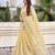 Women's turkish embroidery organza designer saree with blouse