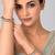Gold plated moissanite polki bangle set