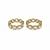 Gold plated classic moissanite polki statement bangles