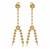 Gold plated kundan floral haathphool