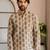 Multicolor smart designer printed short kurta for men's festive looks