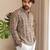 Multicolor smart designer printed short kurta for men's festive looks