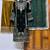 Green heavy velvet kurti palazzo set