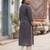 Blue  pure cotton printed kurti for women