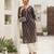 Blue  pure cotton printed kurti for women