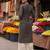 Black  pure cotton printed kurti for women