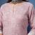 Mauve  pure cotton printed kurti for women