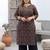 Black  pure cotton printed kurti for women