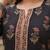 Black  pure cotton printed kurti for women
