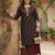Black  pure cotton printed kurti for women