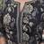 Black  pure cotton printed kurti for women