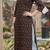 Black  pure cotton printed kurti for women