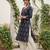 Blue  pure cotton printed kurti for women