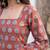 Maroon  pure cotton printed kurti for women