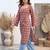 Maroon  pure cotton printed kurti for women