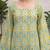 Green  pure cotton printed kurti for women