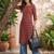 Maroon  pure cotton printed kurti for women