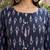 Blue  pure cotton printed kurti for women