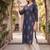 Blue  pure cotton printed kurti for women