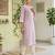 Purple  pure cotton printed kurti for women