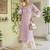 Purple  pure cotton printed kurti for women