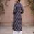 Purple  pure cotton printed kurti for women