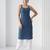 Blue  pure cotton printed kurti for women