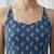Blue  pure cotton printed kurti for women