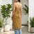 Mustard  pure cotton printed kurti for women