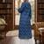 Blue  pure cotton printed kurti for women