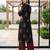Black  pure cotton printed kurti for women