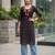 Black  pure cotton printed kurti for women