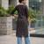 Black  pure cotton printed kurti for women