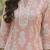Peach  pure cotton printed kurti for women