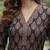 Black  pure cotton printed kurti for women