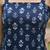Blue  pure cotton printed kurti for women