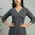 Blue  pure cotton printed kurti for women