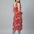 Red  pure cotton printed kurti for women