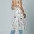 White  pure cotton printed kurti for women