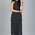 Black  pure cotton printed kurti for women