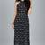 Black  pure cotton printed kurti for women