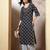 Blue  pure cotton printed kurti for women