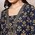 Blue  pure cotton printed kurti for women
